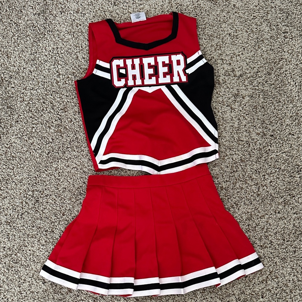 Red Cheerleader Costume for Kids